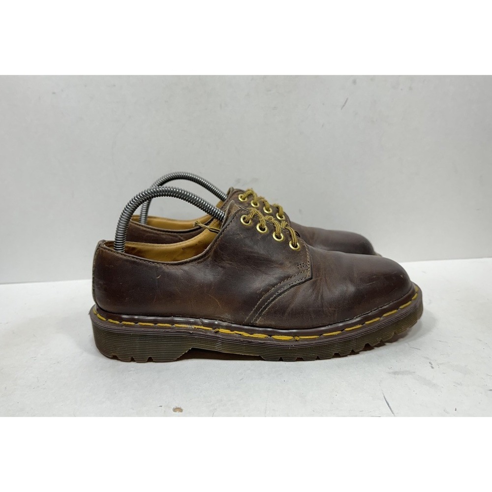 Vintage Dr. Martens 1561 Made in England Brown Leather Oxford Mens Sz 8 US / 7UK